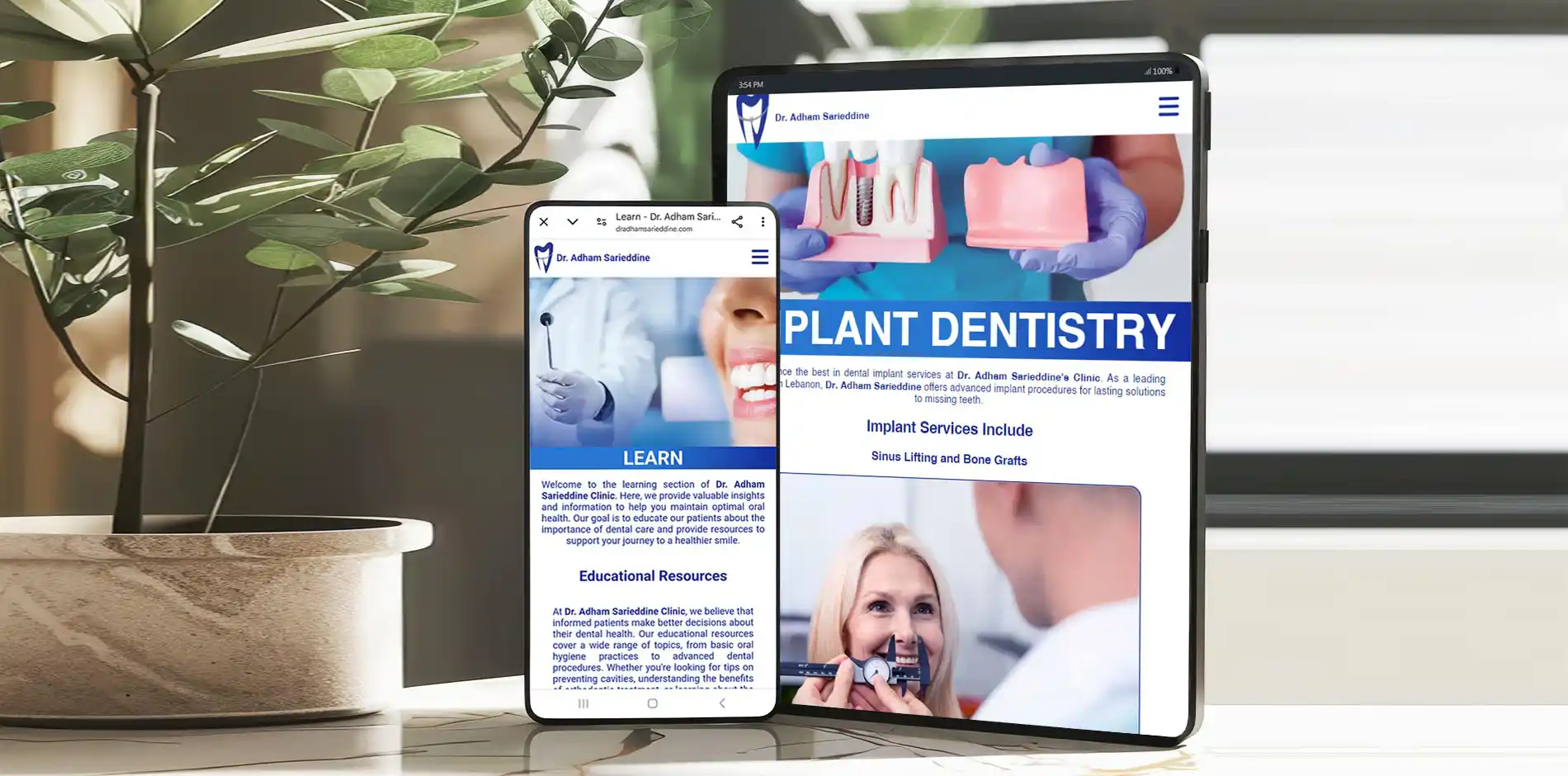 Dr. Adham Sarieddine's Responsive Website